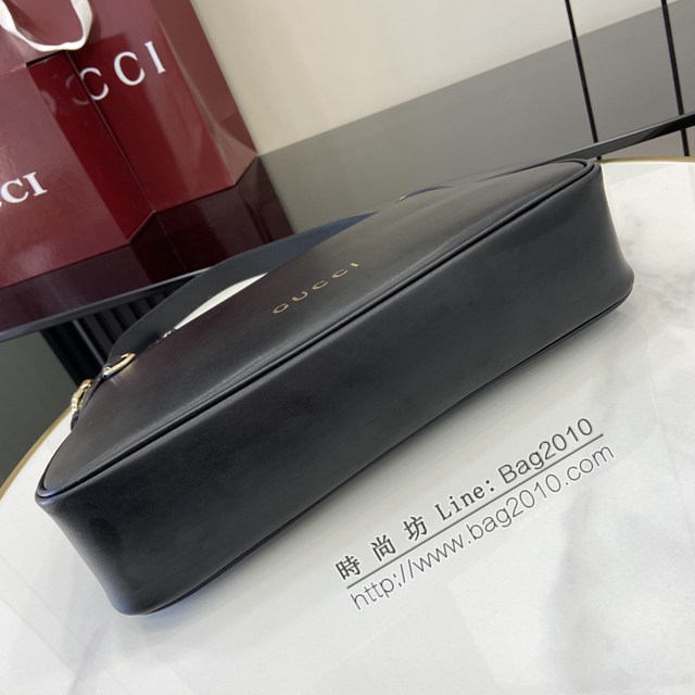 Gucci專櫃古馳最新款購物袋GG圖案條紋織大號肩背包 jh2755型號：815216